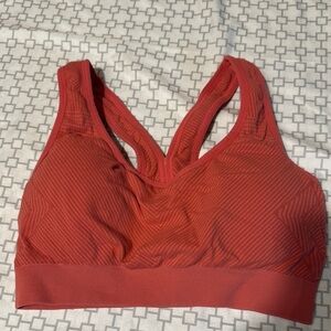 Velocity Striped PINK Sports Bra